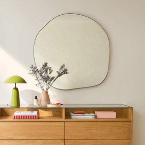 Spiegel, organische vorm, 100x100 cm, Ornica