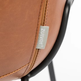 Zuiver Feston Design Fauteuil Bruin Leer