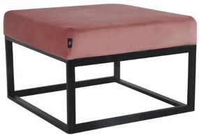 House of Rebels Poef - Hocker - Charl - Velvet - Roze - 60cm - House of Rebels
