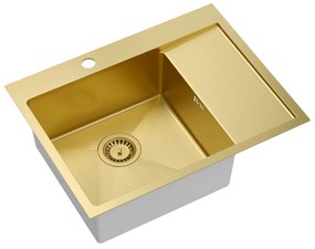 Stalen spoelbak RUSSEL 116 Gold