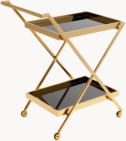 Barcart Casino met glazen tafelbladen