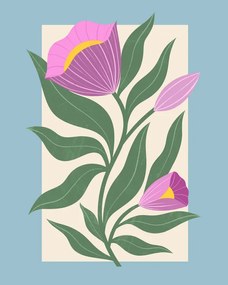Ilustratie Fleur, Melissa Donne, (30 x 40 cm)