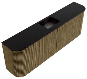 Mondiaz Joya 125cm toiletmeubel ronding links/rechts dusk met wastafel faye midden 1 kraangat urban