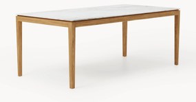 Eettafel Jackson met tafelblad in marmerlook, verschillende formaten