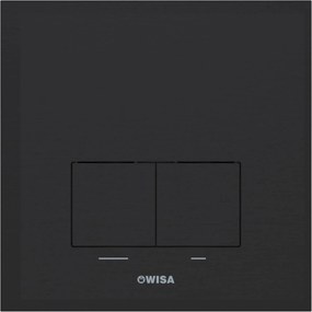 Wisa Delos bedieningspaneel aluminium mat zwart tbv Wisa XF/XS