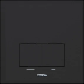 Wisa Delos bedieningspaneel aluminium mat zwart tbv Wisa XF/XS
