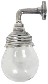 Messing Wandlamp Vasco Antiek Zilver