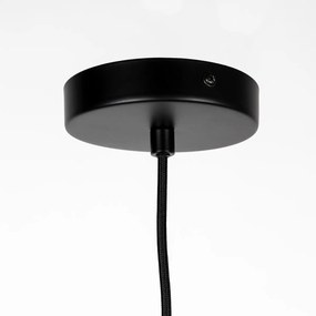 Zuiver Balance M Ronde Hanglamp Zwart Rotan 45 Cm
