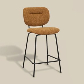Moderne Barkruk Okergeel Boucle