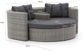 Intenso Venetië loveseat tuinset 2-delig