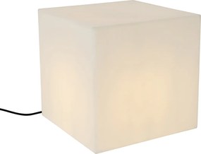 Smart buitenlamp wit 38 cm vierkant incl. LED A60 IP44 - Nura