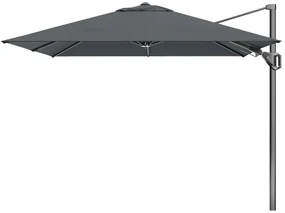 Platinum Voyager Vierkante Zweefparasol T2 2,7x2,7 m. - Antraciet