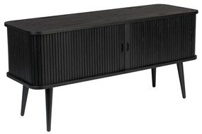 Zuiver Barbier Black Zwart Design Tv-dressoir - 120x40x57.5cm.