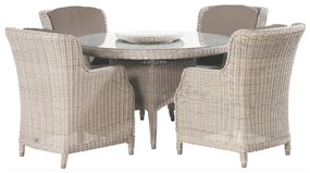 4 Seasons Outdoor Brighton dining set provance met Victoria tafel * SALE *  Tuinset     weerbestendig