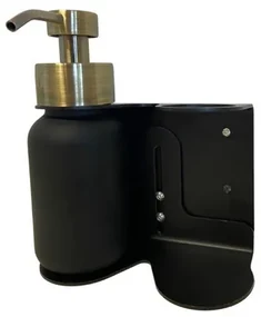 Wellmark Dispenser holder zwarte pomp 2 bottle BATHROOM 8720254397566