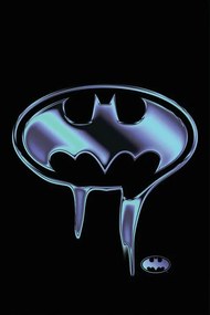 Kunstafdruk Batman - Liquid Symbol, (26.7 x 40 cm)