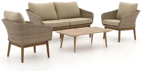 Intenso Borgetto/ROUGH-K stoel-bank loungeset 4-delig