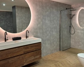 Wall4U Cement wandpaneel kliksysteem 260x47cm licht grijs