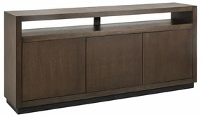 Richmond Interiors Oakura Brown Modern Dressoir Bruin Eiken - 190x40x85cm.