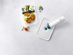 ZWILLING Fresh &amp; Save Vacuüm brooddoos L plat, Kunststof, semitransparan-La-Mer blauw - Fresh &amp; Save - ZWILLING