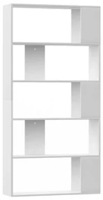 vidaXL Boekenkast/kamerscherm 80x24x159 cm spaanplaat wit
