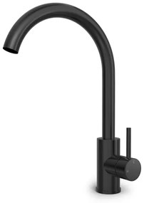 Hotbath BUDDY Wastafelkraan - met draaibare uitloop Geborsteld zwart PVD B104MBP