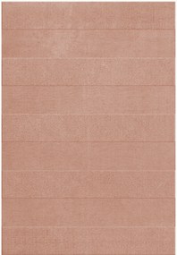 Handgeweven laagpolig wollen vloerkleed Sicilian Stripe