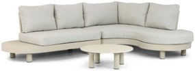 Loungeset tuin 5 personen Aluminium Taupe Lifestyle Garden Furniture Organio