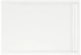 Xenz Easy Tray douchevloer - 120x100x5cm - acryl - zonder gootcover - wit 6951-01