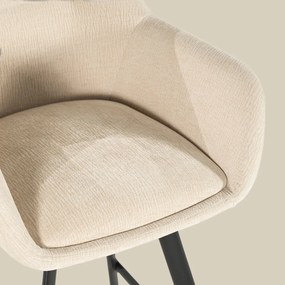 Draaibare Barkruk Stof Beige