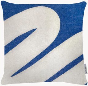 Decoratieve kussenhoes Swirl van Nieuw-Zeelandse wol