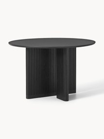 Ronde eettafel Jolka van eikenhout, Ø 120 cm