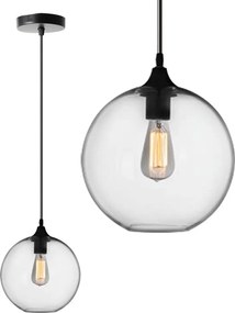 Hangende glazen plafondlamp APP311-1CP Loft