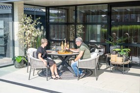 Garden Impressions Duuk tuintafel rond 150 cm - Napoli sand