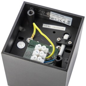 Design opbouwspot zwart GU10 50mm  - Qubo Honey