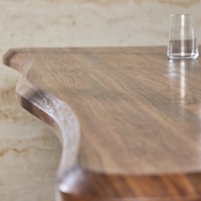 Houten Eettafel Met X Vormige Poten - 90 X 180cm.