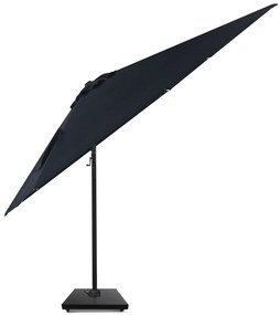 Zweefparasol  3x3m S2 Excellent (excl. voet) Grijs-antraciet Camello Luna LED