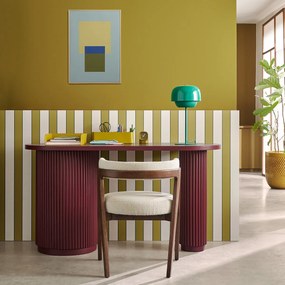 Bureau in organische vorm, 1 deur, Genna