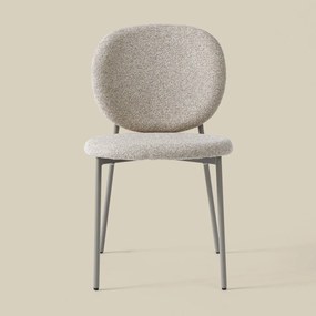Moderne Stoelen Stapelbaar Beige