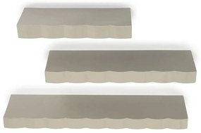 By-Boo Prinz Wandrek Set Van 3 Taupe - 66x14x4cm.