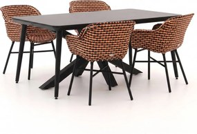 Diningset Hartman  | 4 personen | Tuinset kunststof | 5-delig | Kees Smit Tuinmeubelen