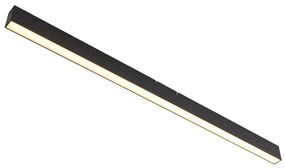 Plafondlamp zwart incl. LED 3-staps dimbaar 2700-4000K met dipswitch - Keane