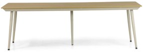 Tuinset 6 personen 240 cm Aluminium/rope Taupe Santika Furniture Santika
