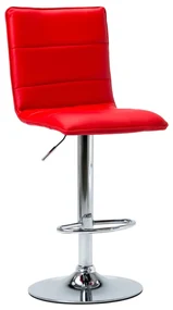 vidaXL Barstoel kunstleer rood