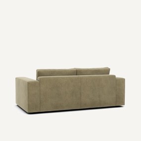 3-zits compacte bank in linnen fluweel, SKANDER