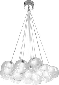 Plafondlamp hangende glazen bollen APP561-13CP