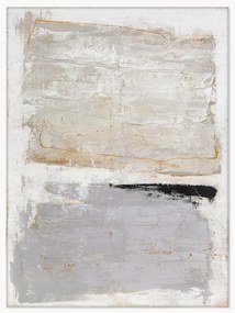 Handbeschilderde canvasdoek Scenario met houten frame