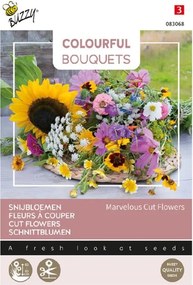 Buzzy seeds Colourful Bouquets - Marvelous Cutflowers - Snijbloemen mengsel