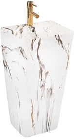Vrijstaande wastafel Rea Aris Marble