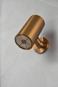 Mueller Be hoofddouche rond brons koper geborsteld PVD